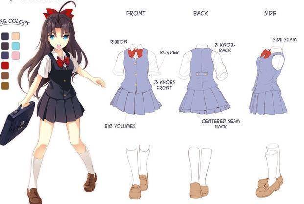 二次元服饰绘制指南 从零开始打造超可爱动漫角色穿搭