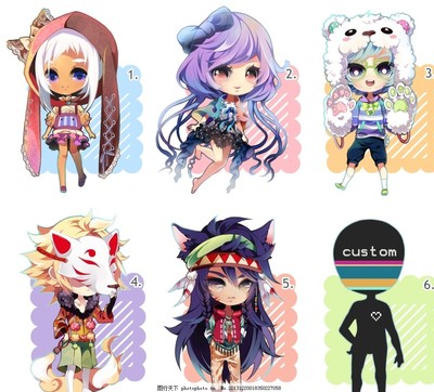 萌系卡通人物 动漫设计中的治愈系艺术